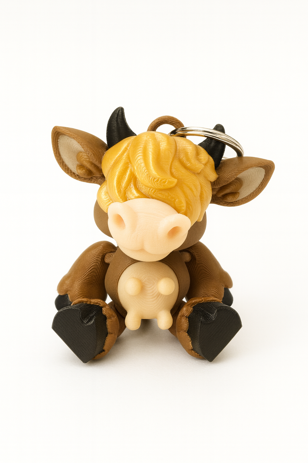 Highland Cow Keychain