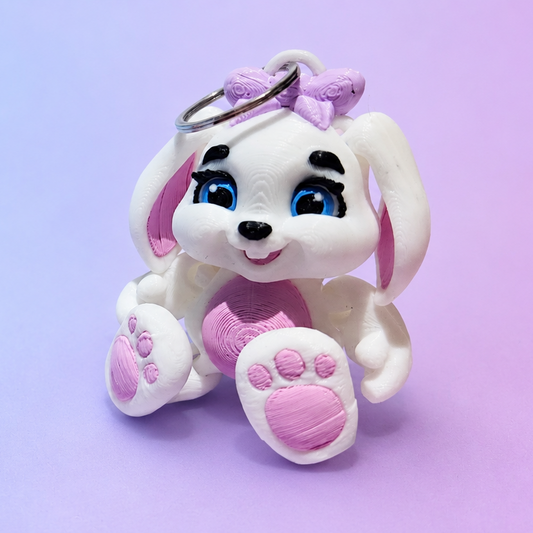 Easter Bunny Keychain